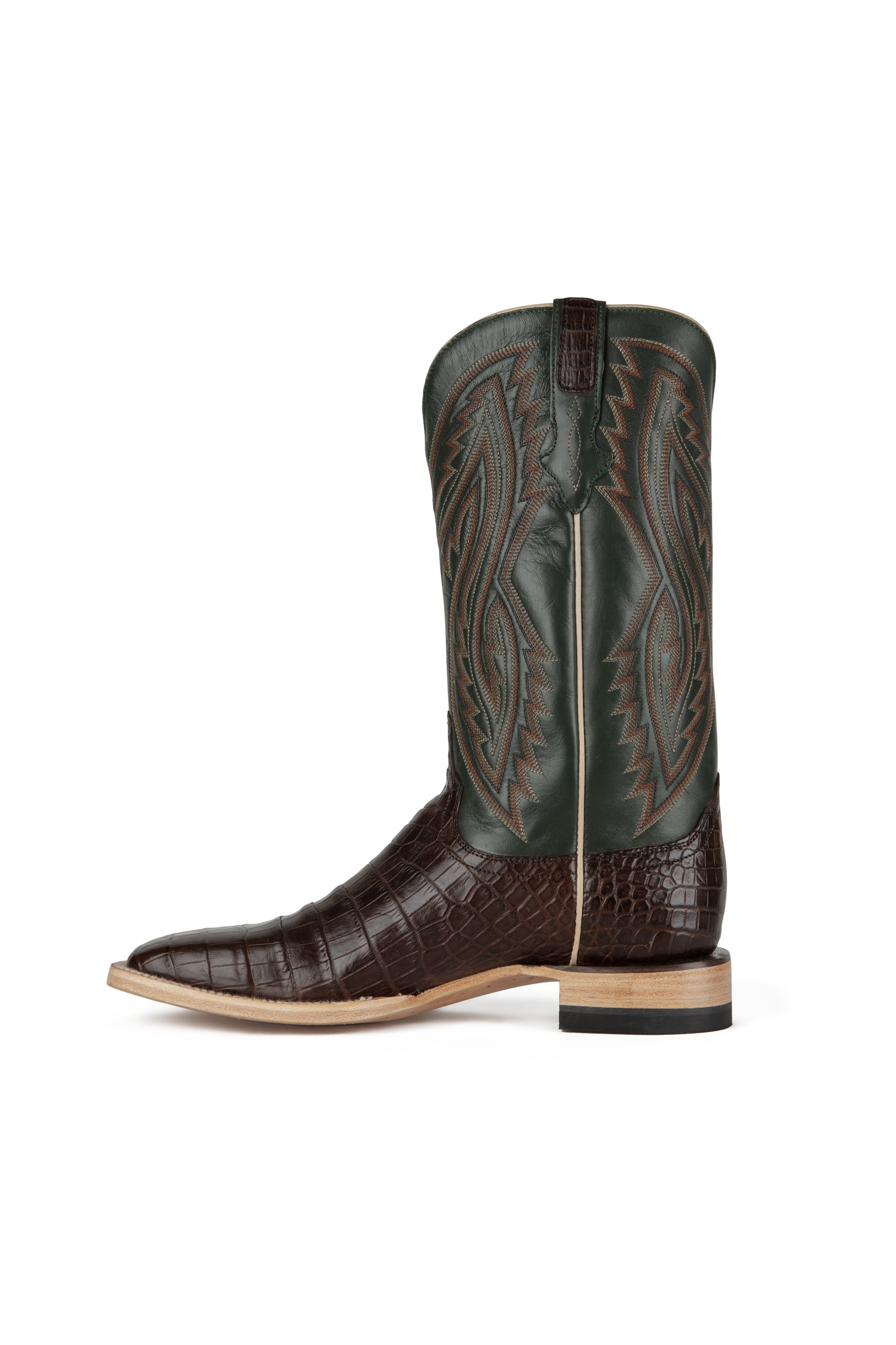 Resistol Boots - Nile Belly - Square Toe - Tobacco
