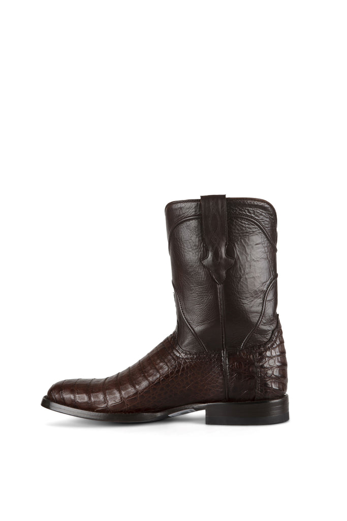 Allens Brand - Caiman Belly - Roper - Tobacco view 2