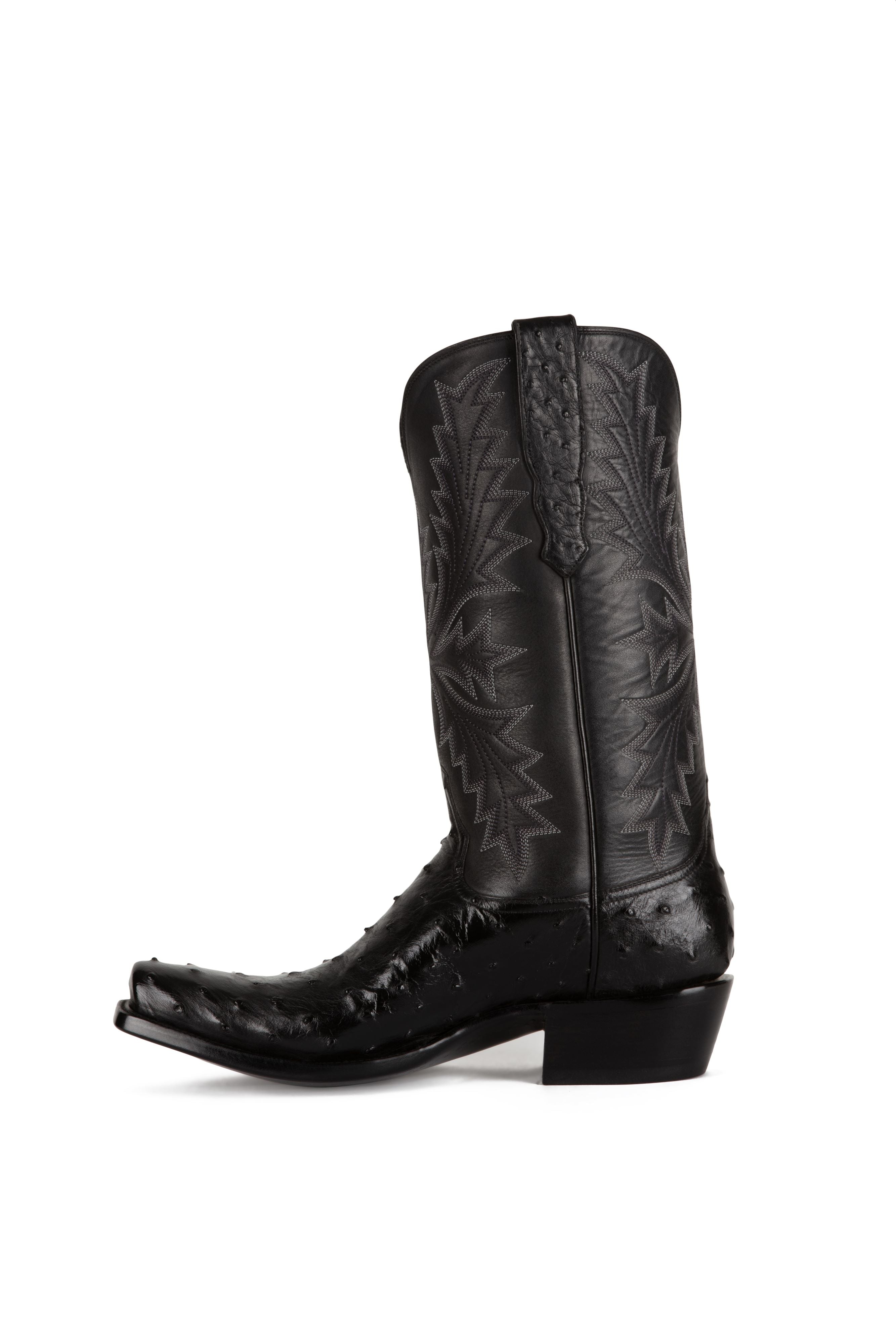 Allens Brand - Full Quill Ostrich - Black
