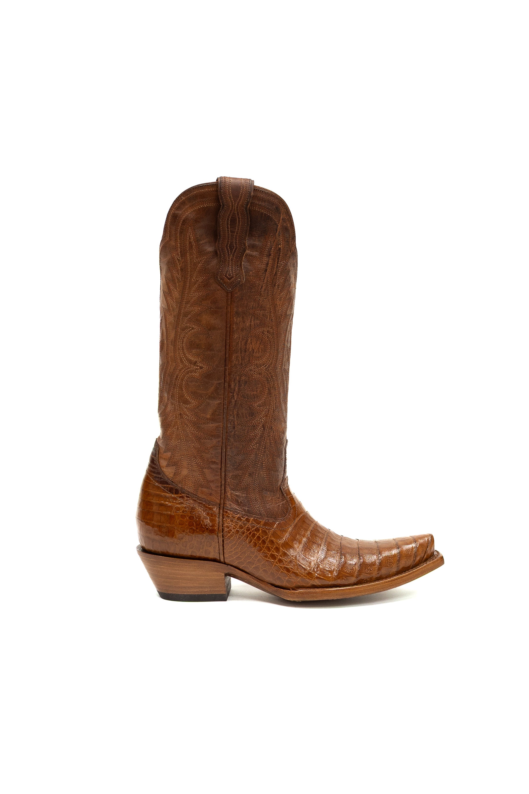 Allens Brand - Chloe Caiman Belly - Cognac