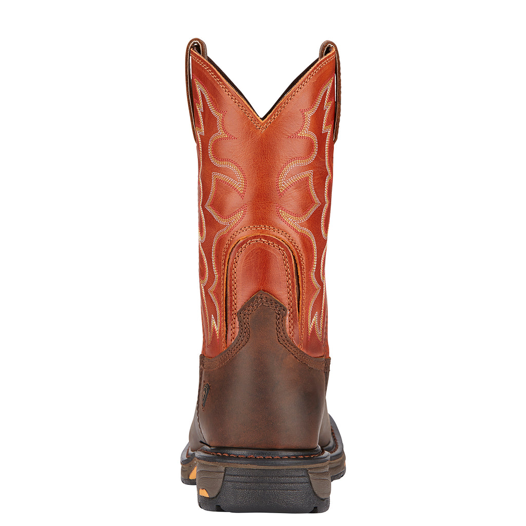 Ariat - Workhog - Wide Square Toe - Brown view 3