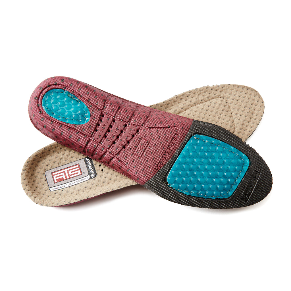 Women s Ariat Round Toe Footbed Insoles 10008010 Allens Boots