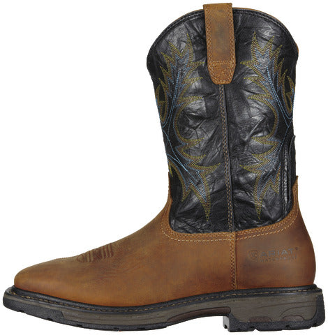 Men's Ariat WorkHog Steel Toe Waterproof Boots #10010133 view 2