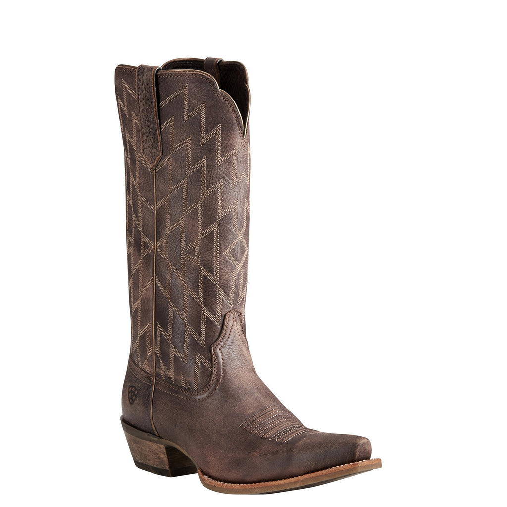 Women's Ariat Southwestern XToe Brown Boots #10021579 view 1