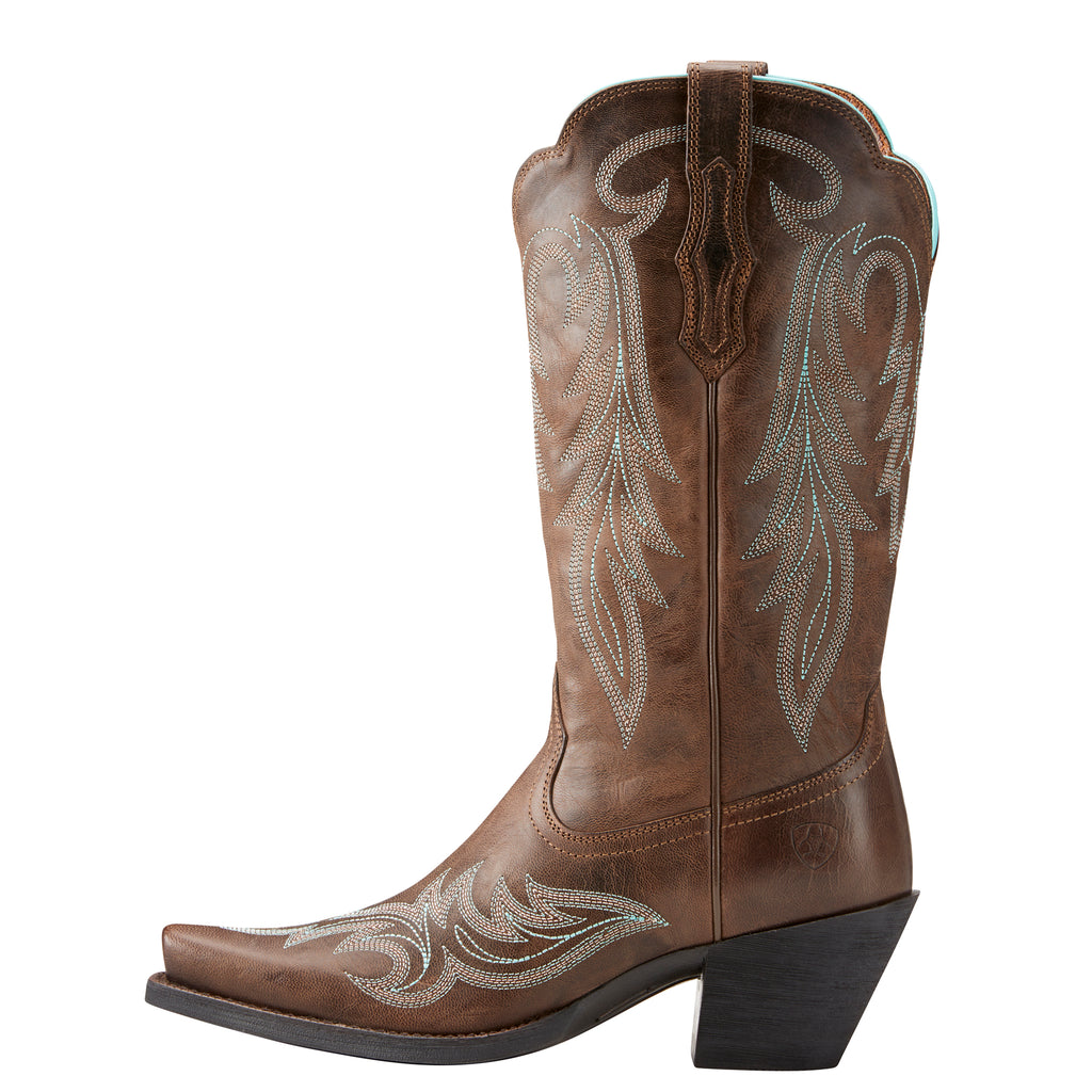 Women's Ariat Round Up Renegade Bar Brown Boots #10021581 view 2