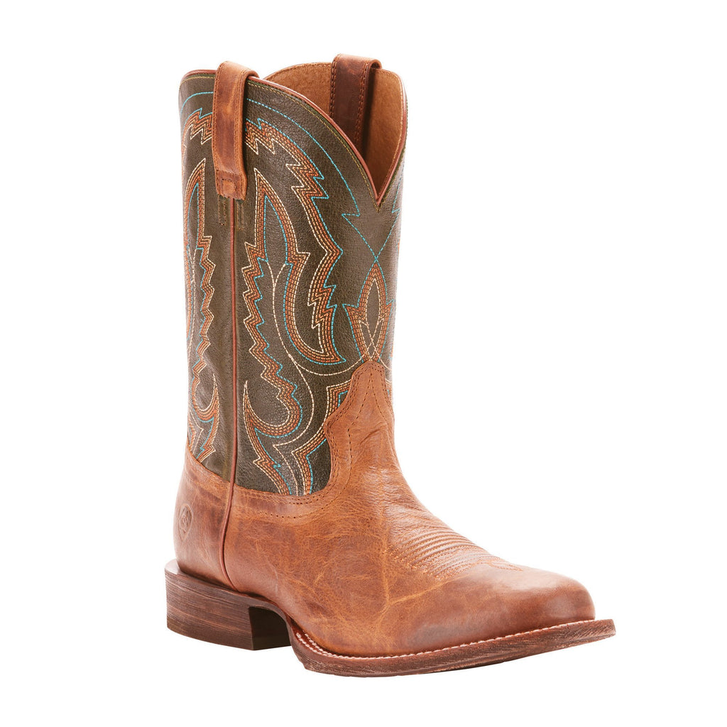 Men's Ariat Circuit Competitor Western Boot Brown #10025079 view 1