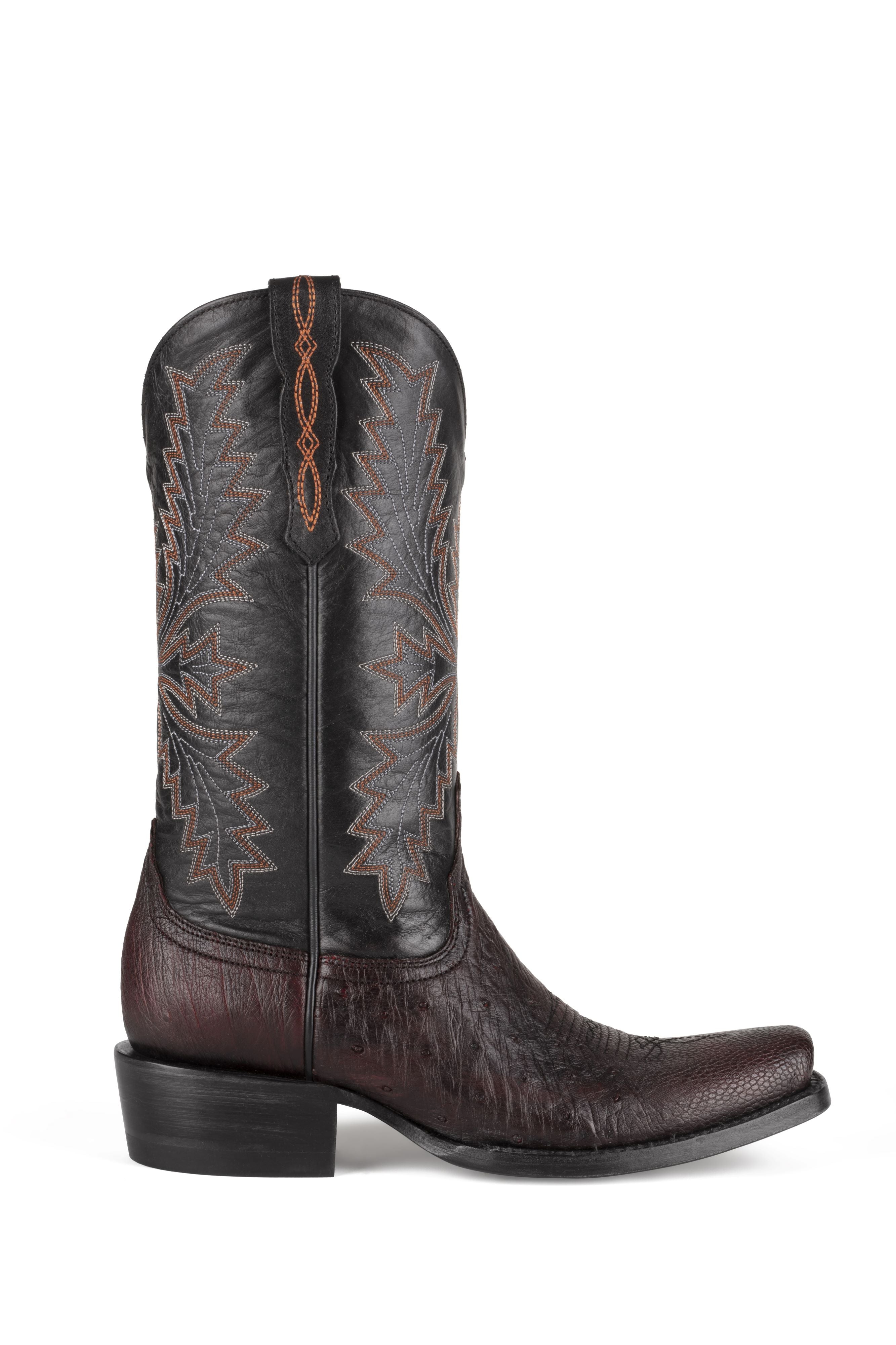 Allens Brand - Jess Smooth Ostrich - Black Cherry