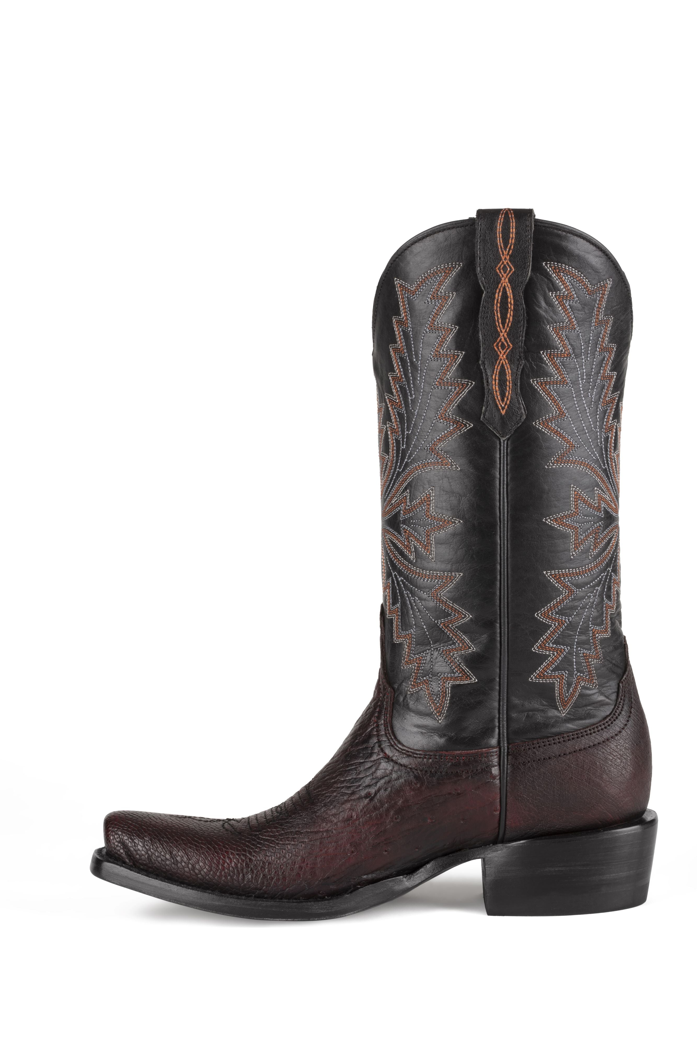 Allens Brand - Jess Smooth Ostrich - Black Cherry