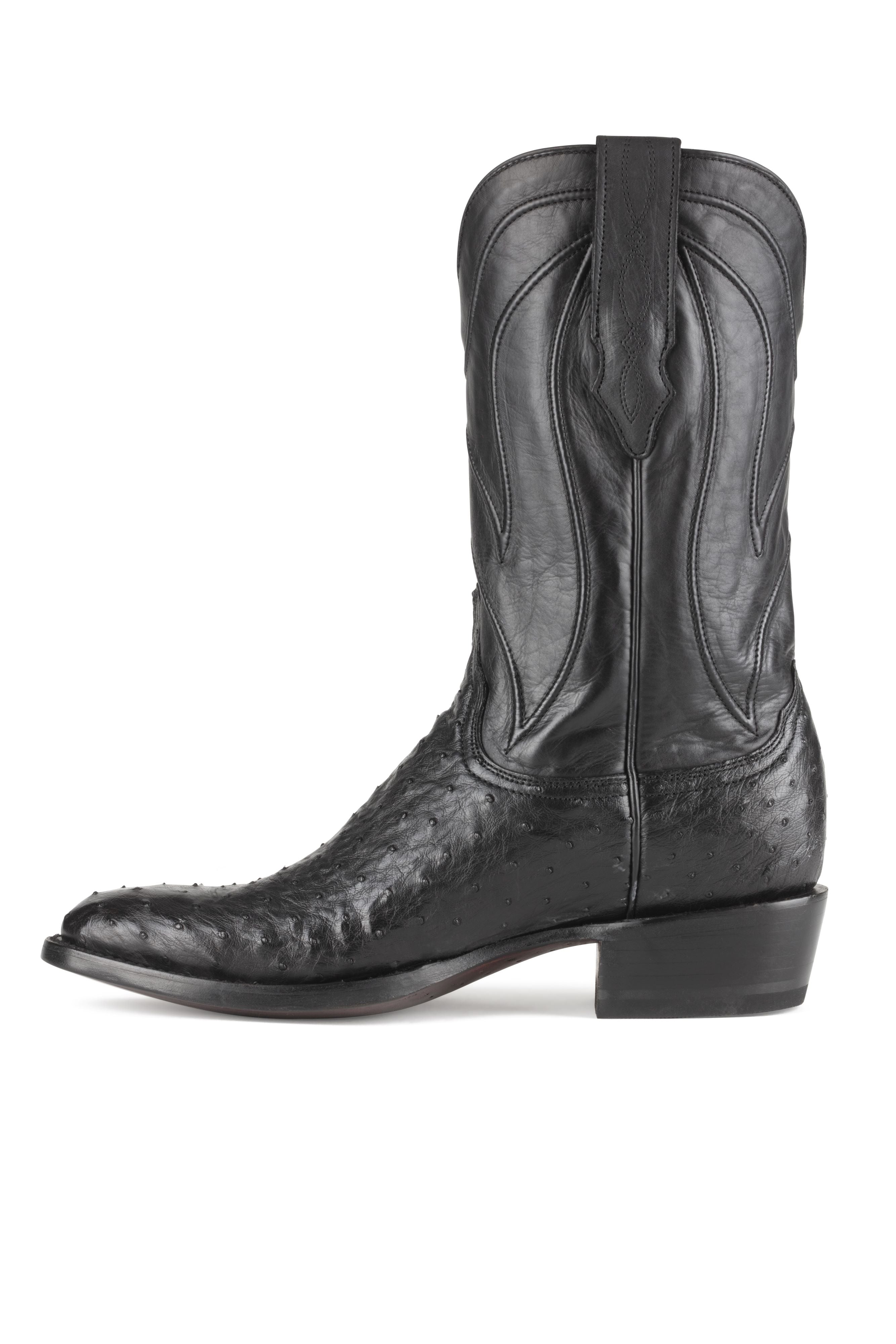 Allens Brand - Full Quill Ostrich - Black