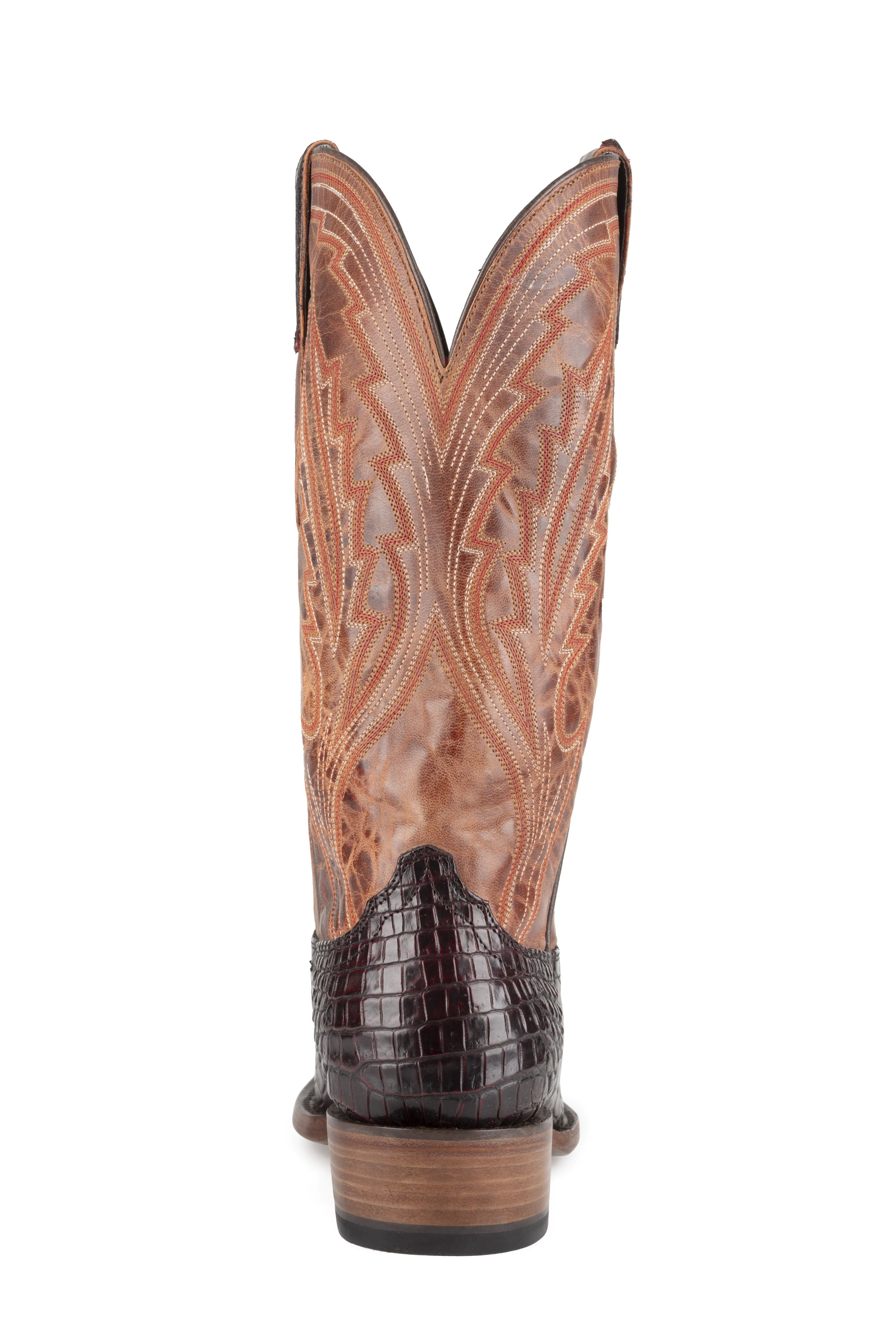 Allens Brand - Nile Belly - Snip Toe - Black Cherry