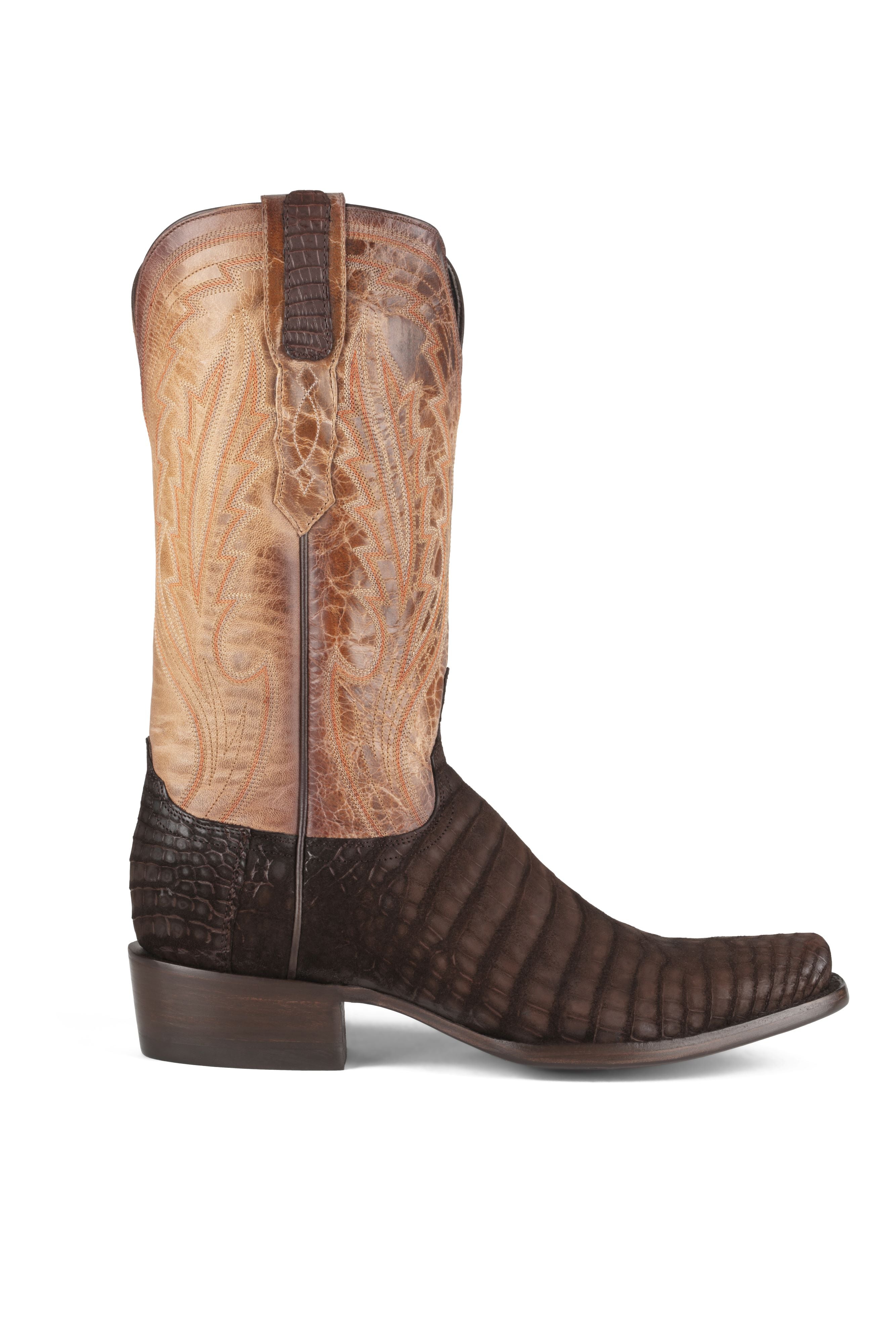 Allens Brand - Sueded Nile Belly - Rustic Brown