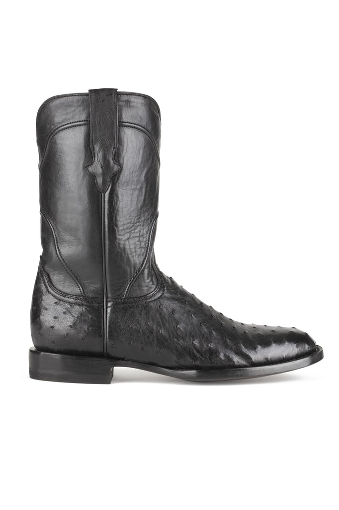 Allens Brand - Full Quill Ostrich - Roper - Black view 3