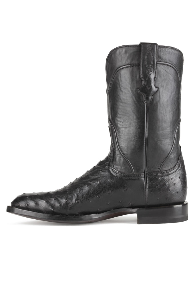 Allens Brand - Full Quill Ostrich - Roper - Black view 2