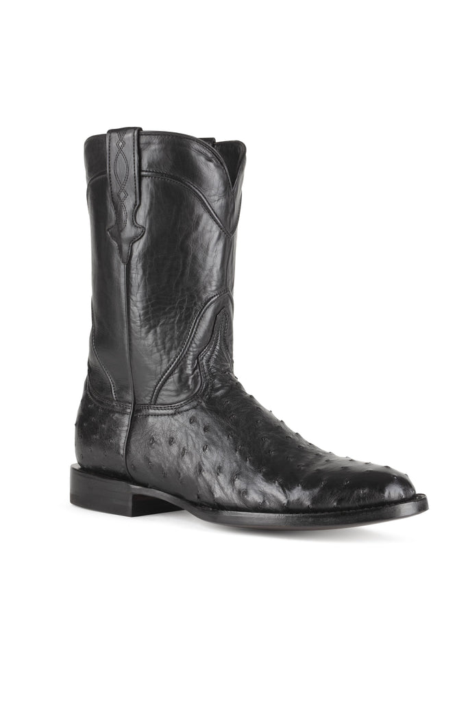 Allens Brand - Full Quill Ostrich - Roper - Black view 1