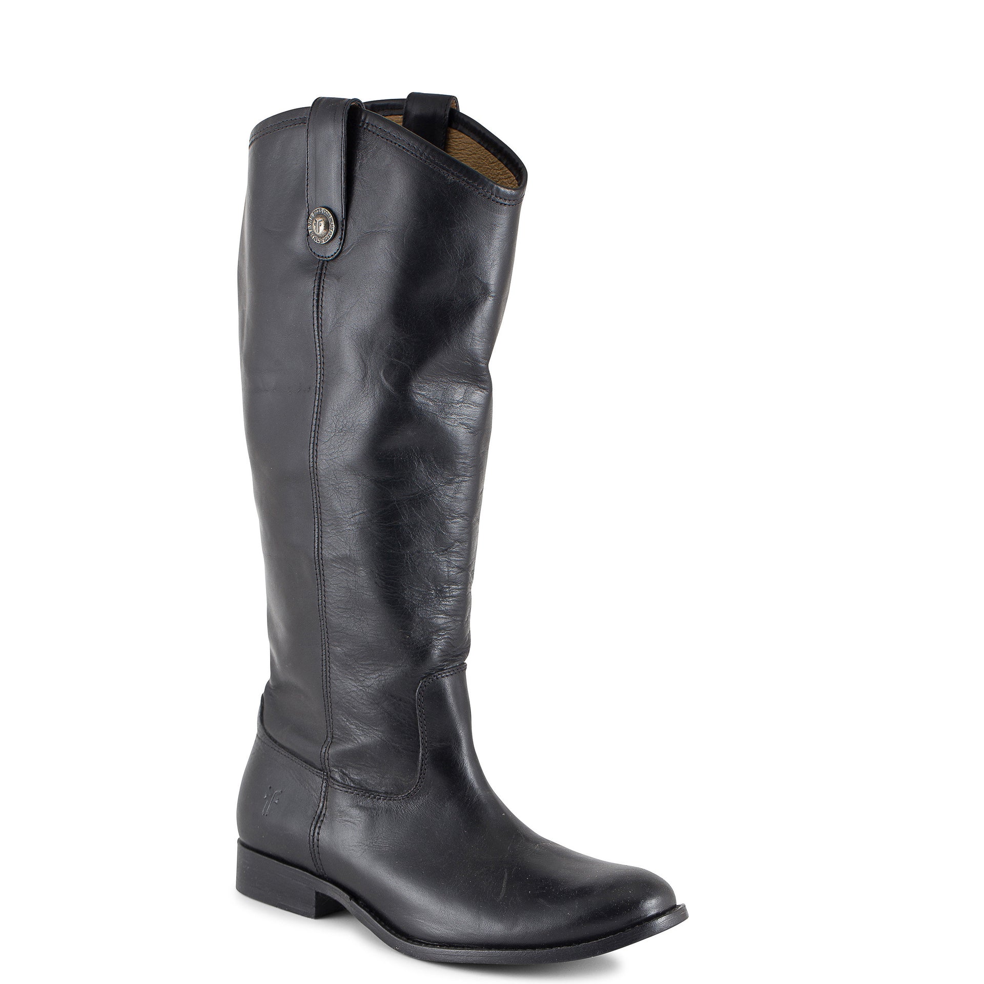 Frye black melissa button back boots online