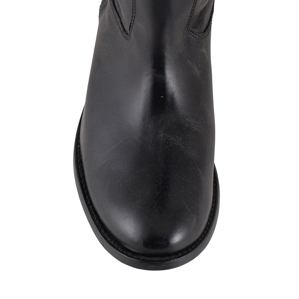 Women's Frye Boots Melissa Button Black #77167BLK view 4