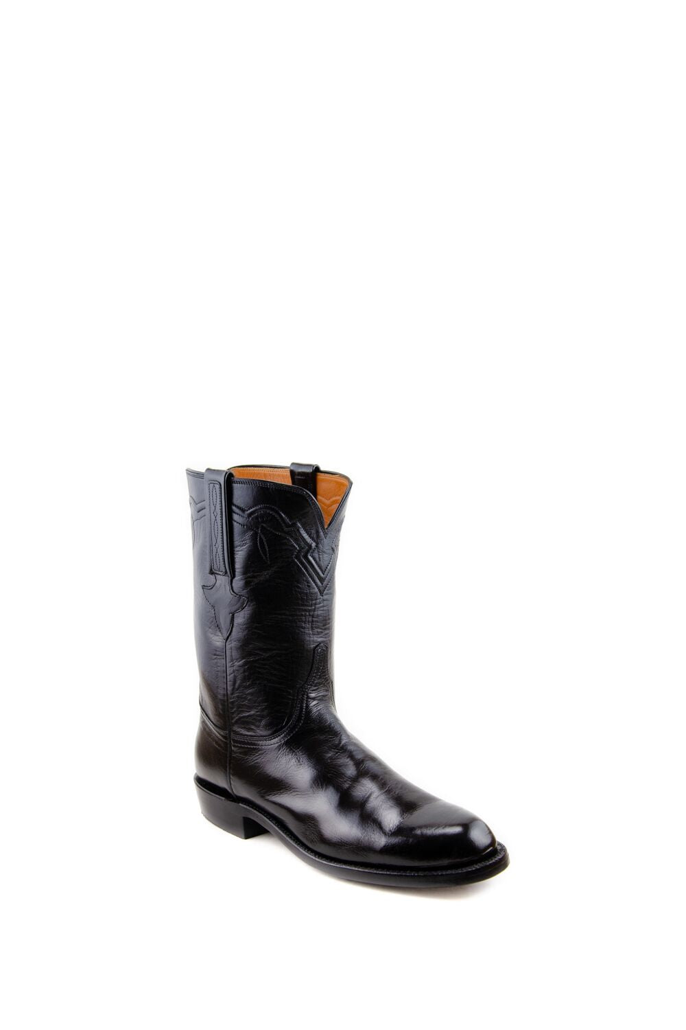 Lucchese Classic - Buffalo Calf - Roper - Black