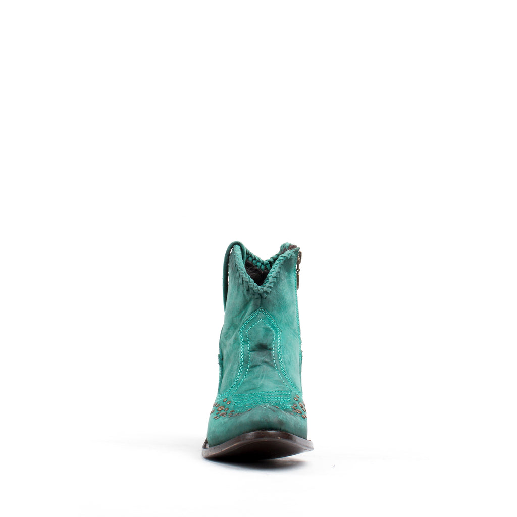Women's Liberty Black Boots Mulan Turquoise Stonewashed #LB-812344-F view 5