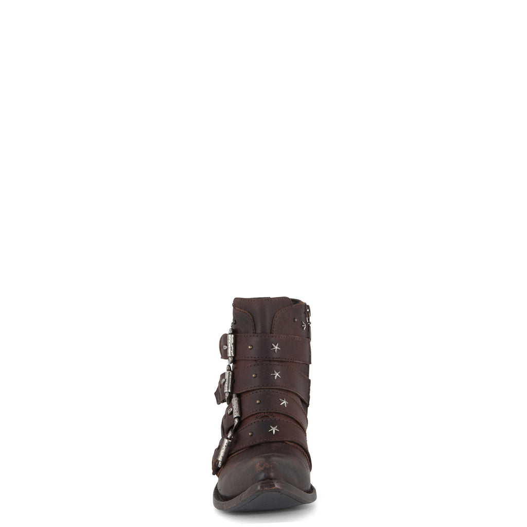 Women's Liberty Black Boots Toscano Tmoro Stonewashed #LB-81382-B view 7