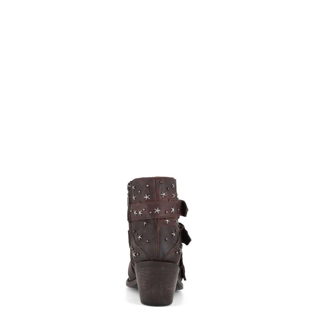 Women's Liberty Black Boots Toscano Tmoro Stonewashed #LB-81382-B view 4