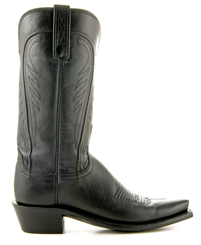 Women s Lucchese Ranch Hand Boots Black Burn N4605 Allens Boots