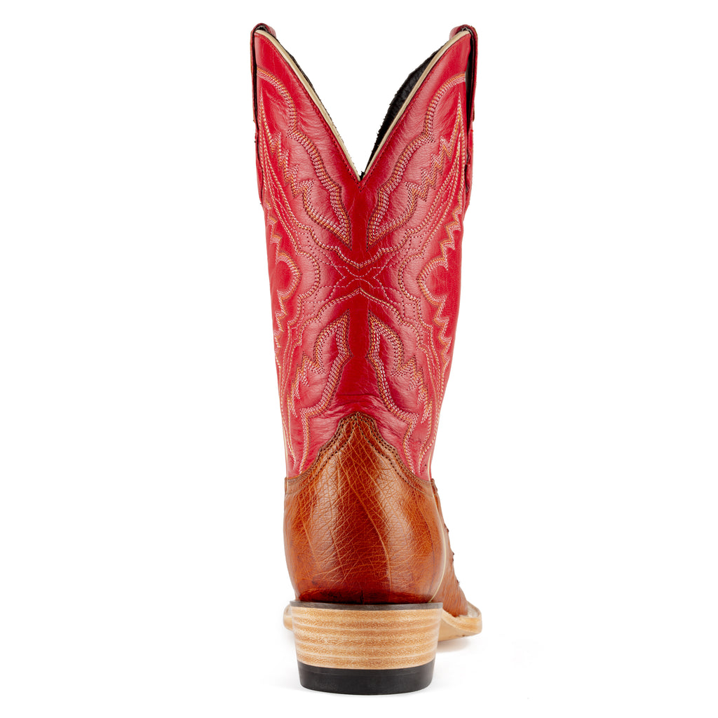 Resistol Boots - Cognac Smooth Ostrich - Cutter Toe - RB0204052CW view 5