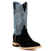 Resistol Boots - Rough Out Suede - Square Toe - Black view 1