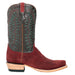 Resistol Boots - Rough Out Suede - Cutter Toe - Dark Red view 3