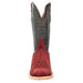 Resistol Boots - Rough Out Suede - Cutter Toe - Dark Red view 4