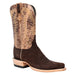 Resistol Boots - Rough Out Suede - Cutter Toe - Chocolate view 1