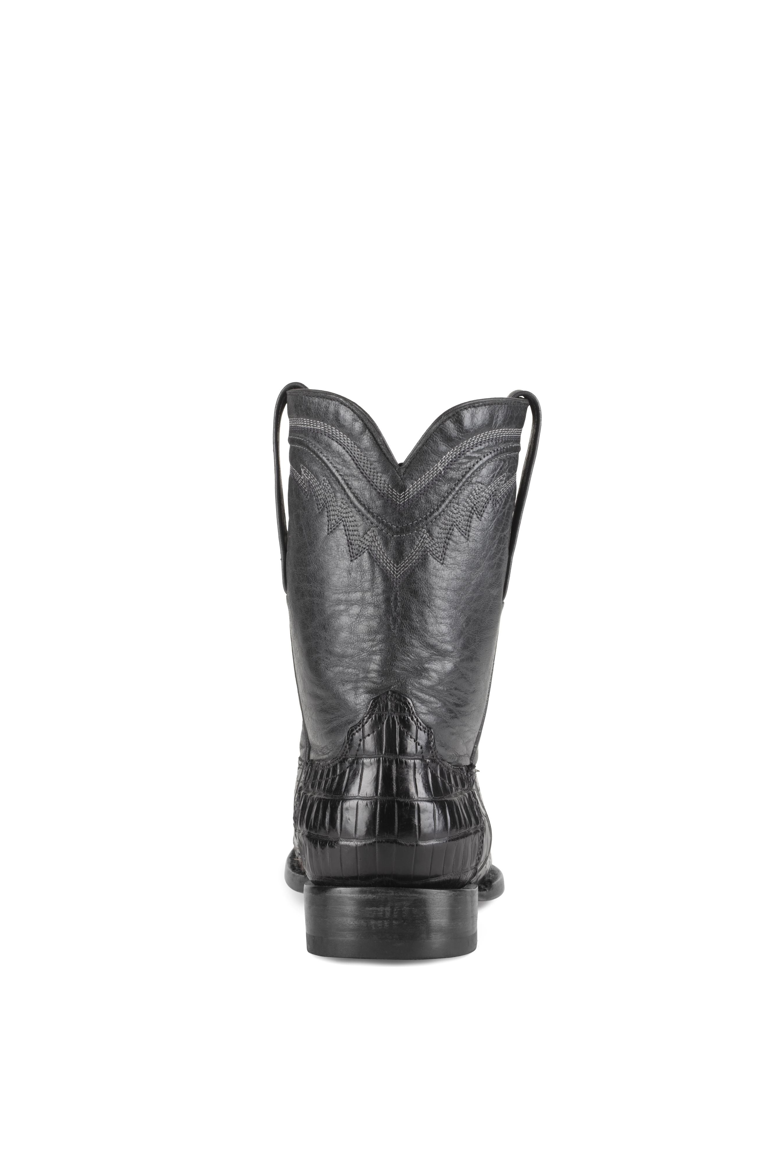 Allens Brand - Nile Belly - Roper - Black