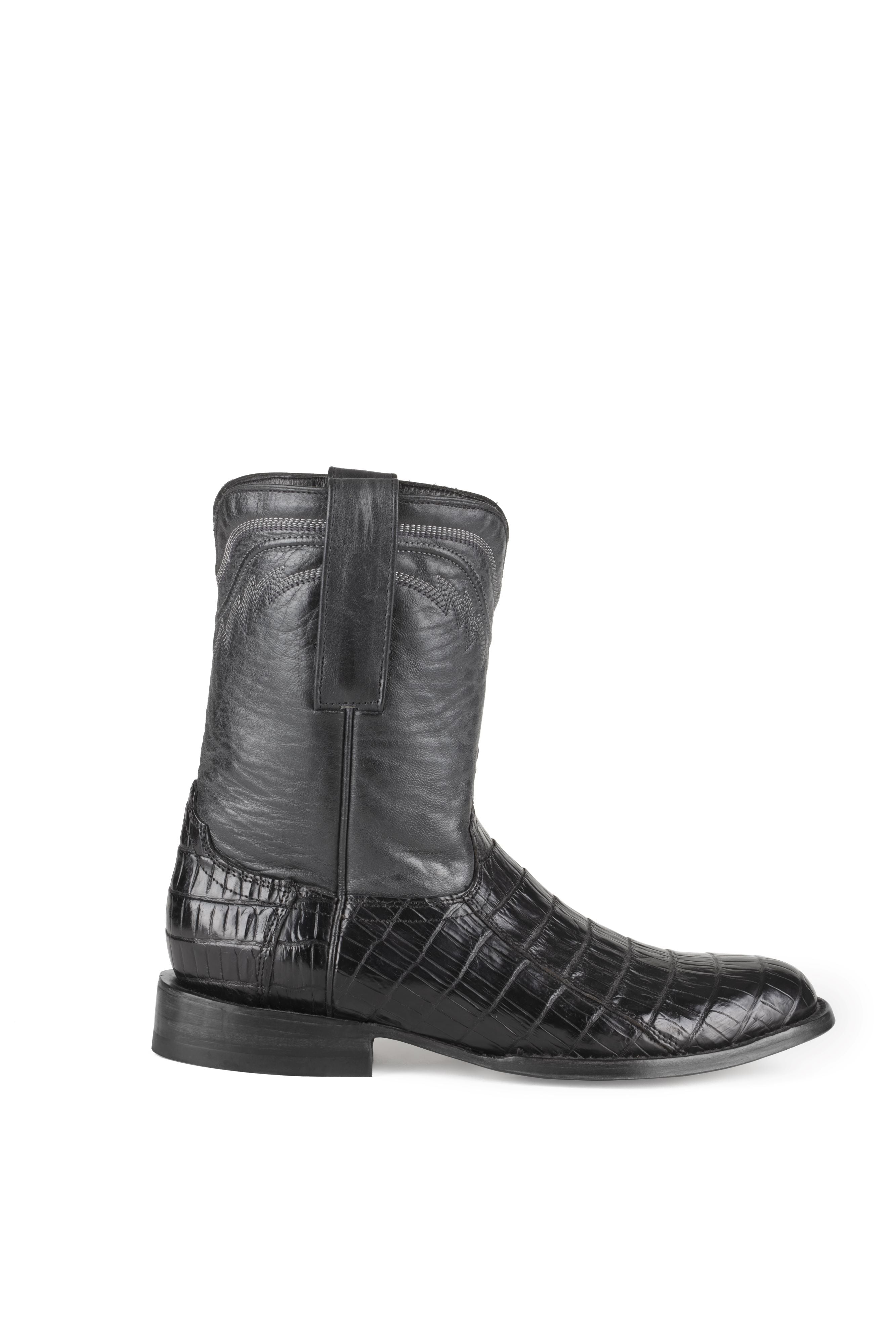 Allens Brand - Nile Belly - Roper - Black