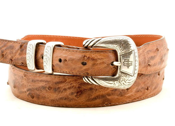 Lucchese Taper Barnwood Ostrich Belt #W01672 – Allens Boots