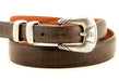 Lucchese Taper Chocolate Mad Dog Goat Belt #W0788 view 1