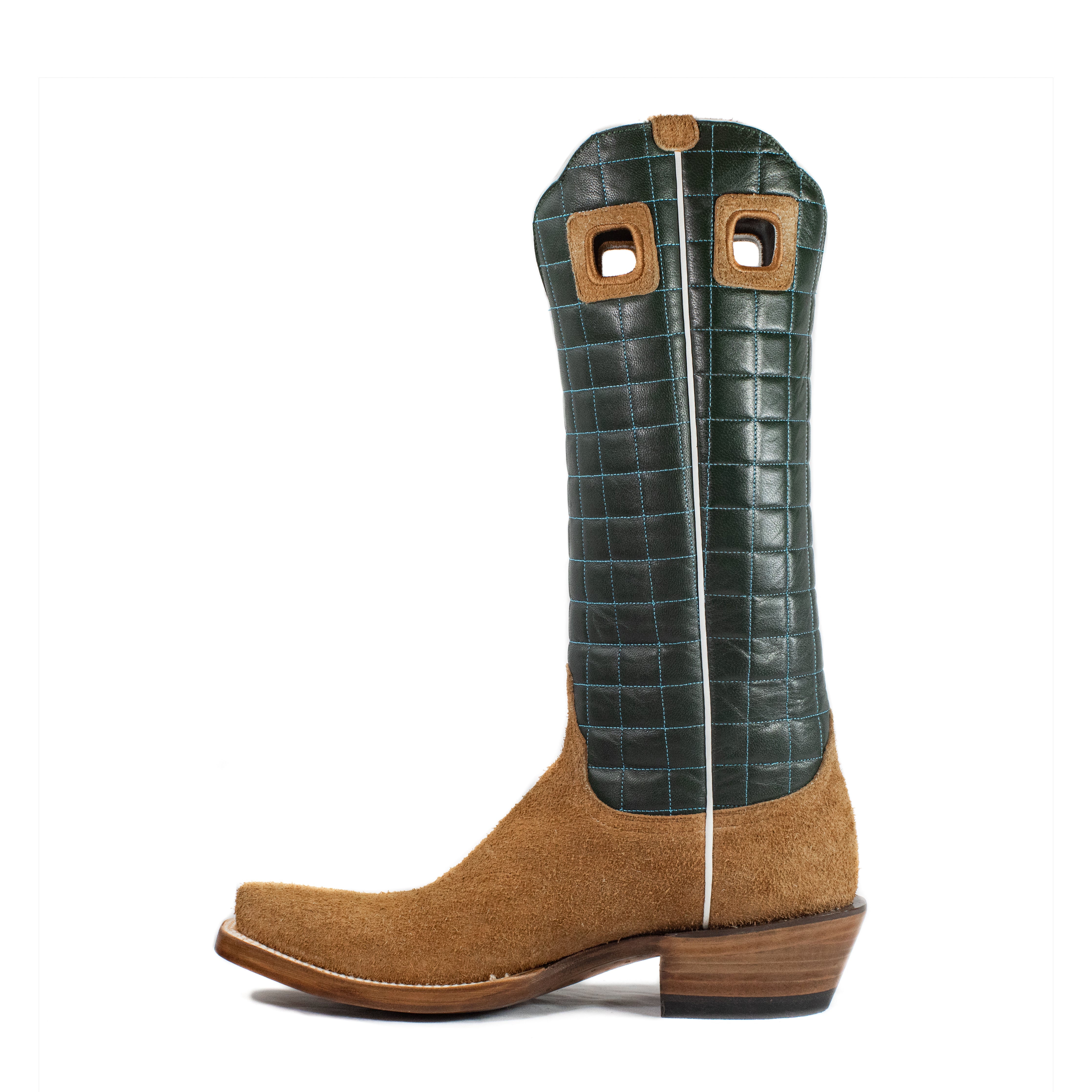 Azulado - Gus - Cutter Toe - Cognac & Green