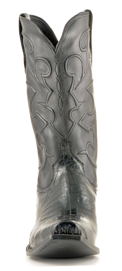 Lucchese - Caiman Belly - Black view 4