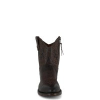 Women's Lucchese Mad Dog Goat Boots Chocolate Burn #N9754 R4 view 6