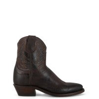 Women's Lucchese Mad Dog Goat Boots Chocolate Burn #N9754 R4 view 2